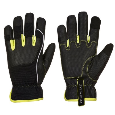 Portwest A771 PW3 Multi-Purpose Tradesman Black Work Gloves